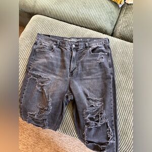 Gray Mom Jeans - Size 16R